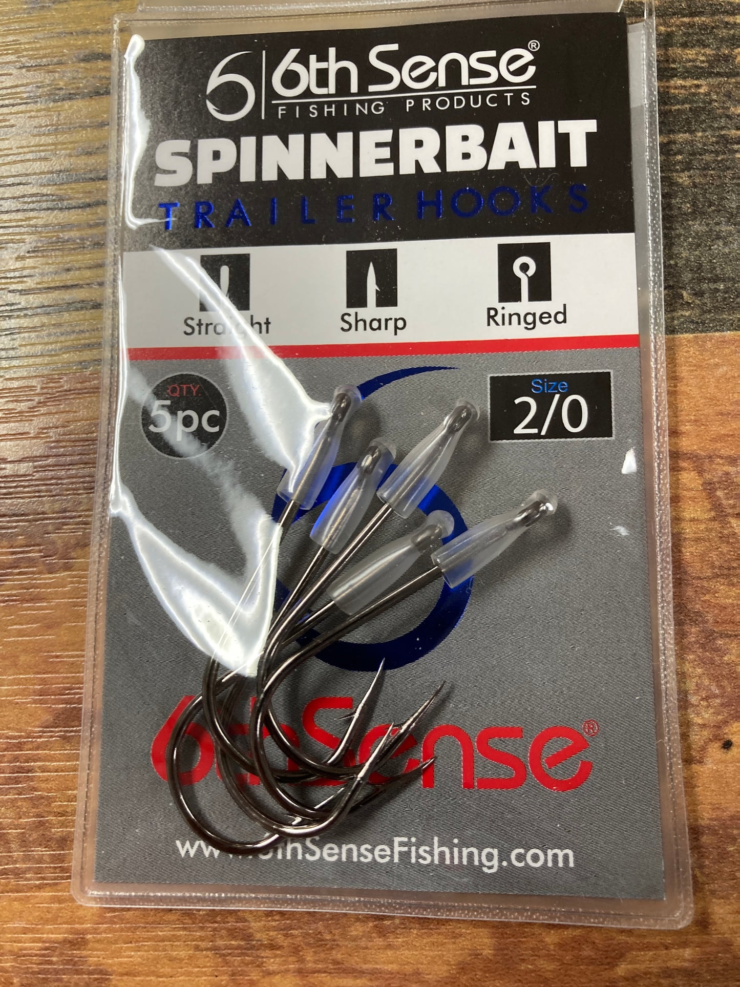 6th Sense Spinnerbait Trailer Hooks 2/0