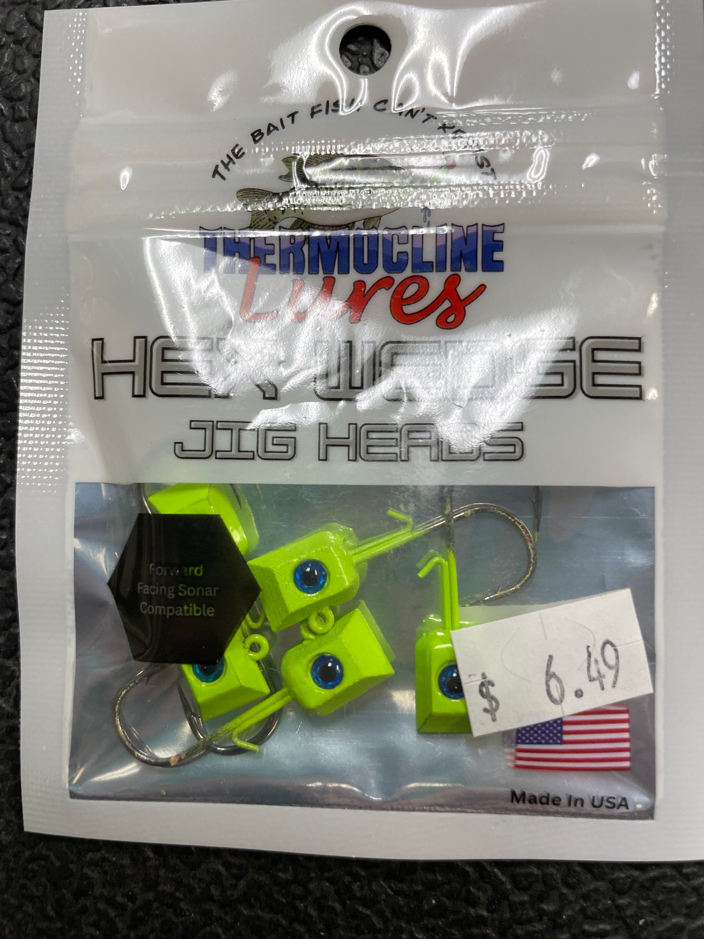 Thermocline Hex Wedge 1/8 oz. Green Chrome