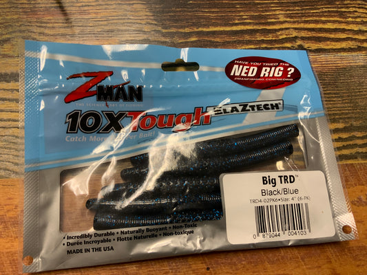 Z Man Big TRD 4" Black Blue Flake