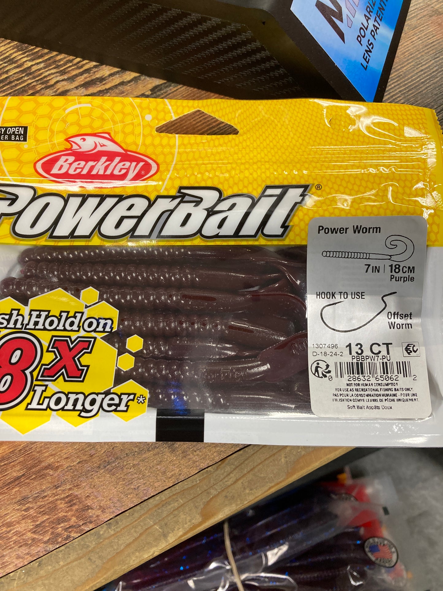 Berkley Power Worm 7” Purple