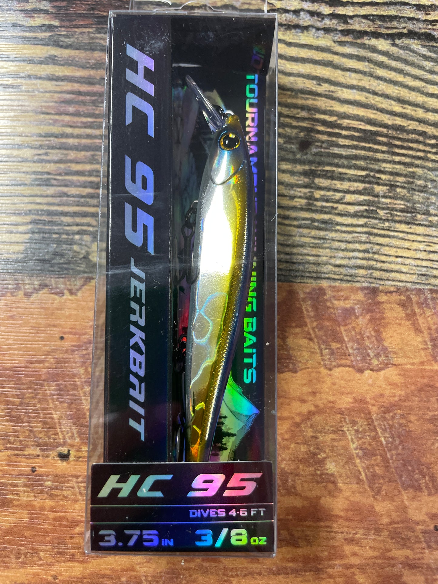 Bassmooch HC 95 Jerkbait 3.75” 3/8oz. Tennessee Shad HG