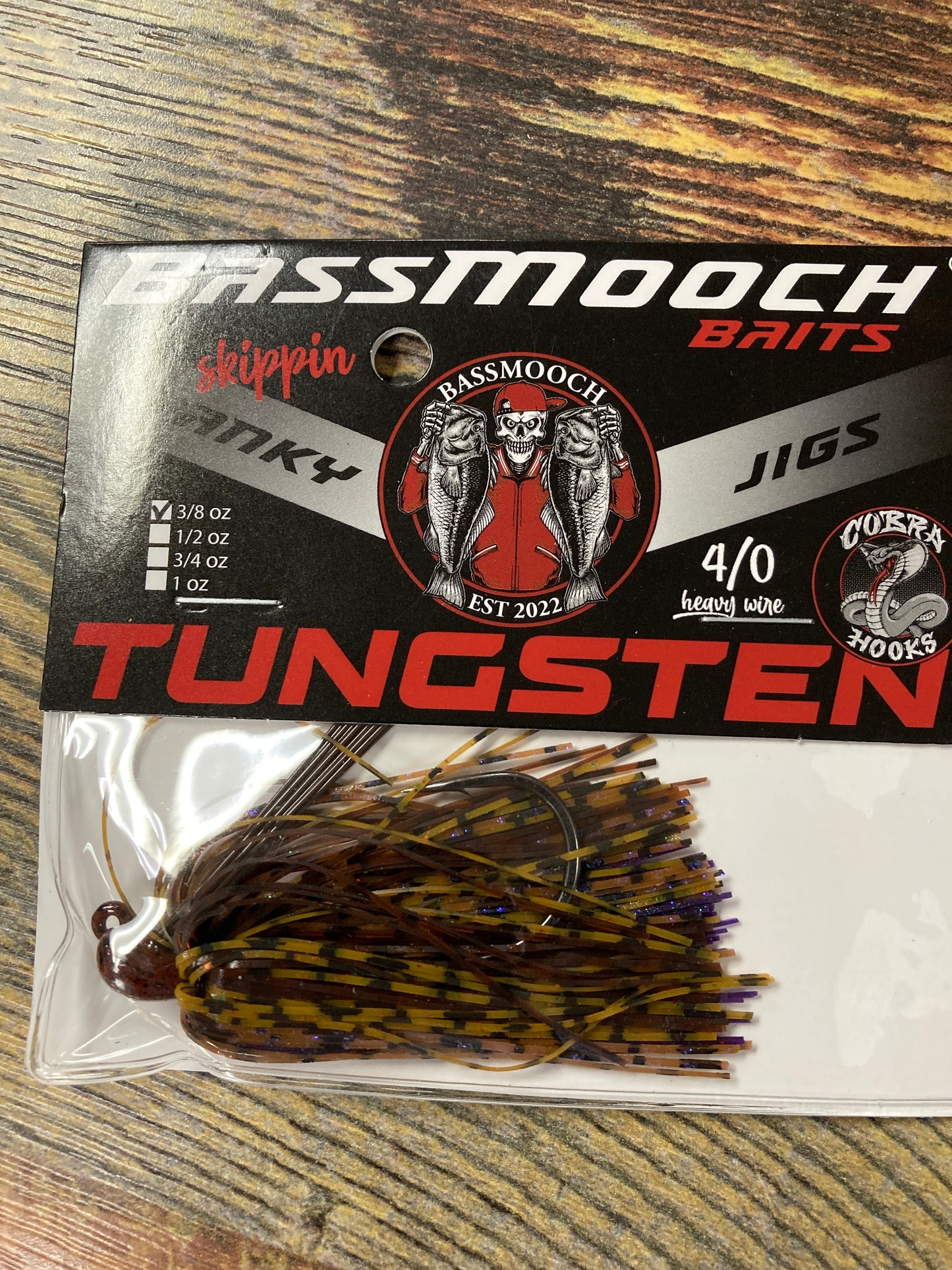 Bass Moouch Skippin Jig 3/8 oz PB&J