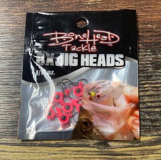 Bone Head BX Jig Heads 1/16 oz. Pink