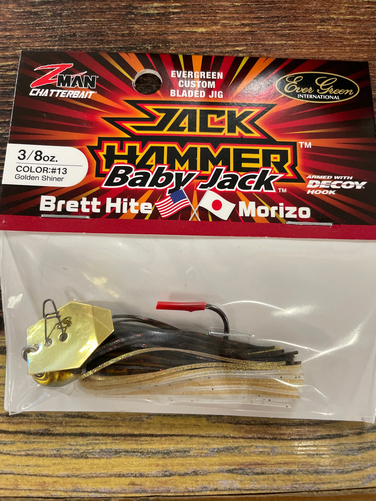Z Man Jackhammer Baby Jack 3/8 oz. Golden Shiner