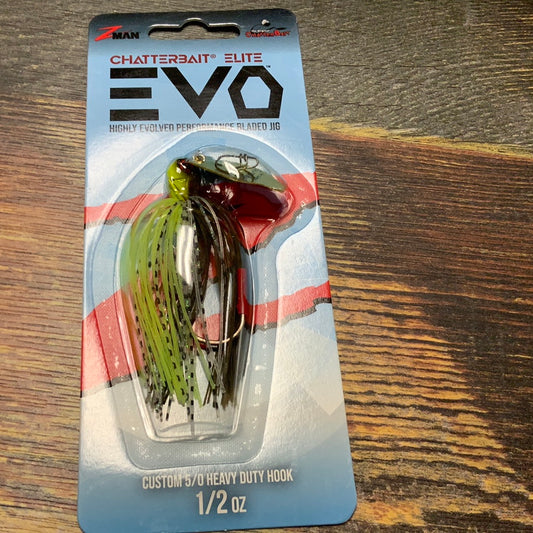 Z Man EVO Chatterbait Elite 1/2 oz. 5/0 Hot Snakes