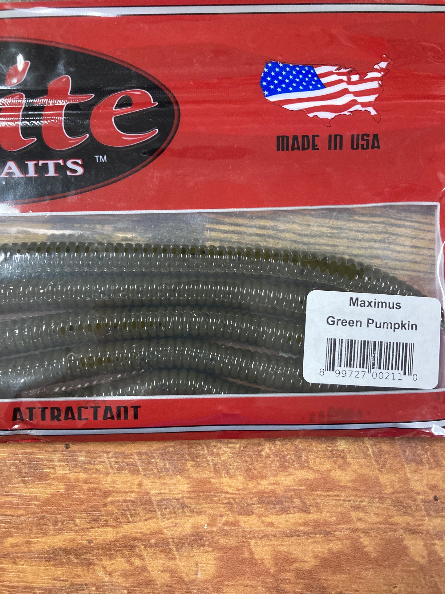 XCITE 10.5” MAXIMUS WORM GREEN PUMPKIN