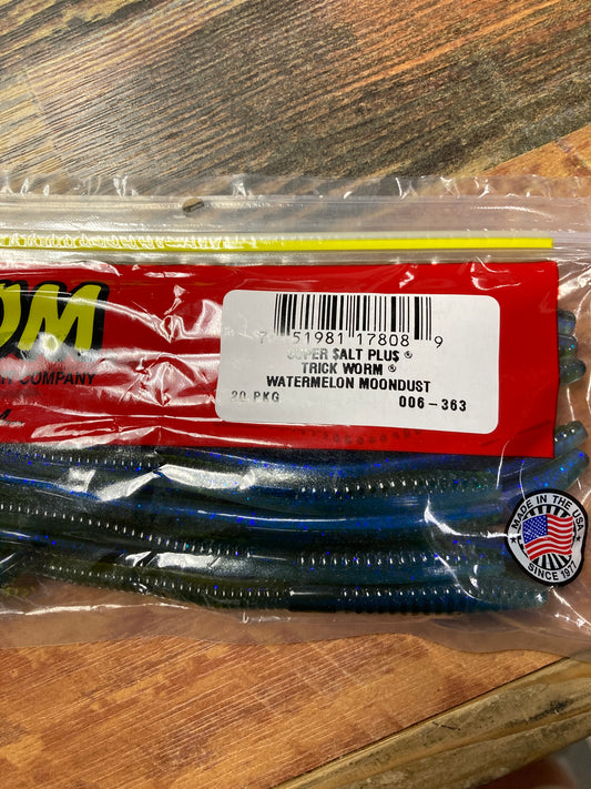 Zoom Trick Worm - Watermelon Moondust