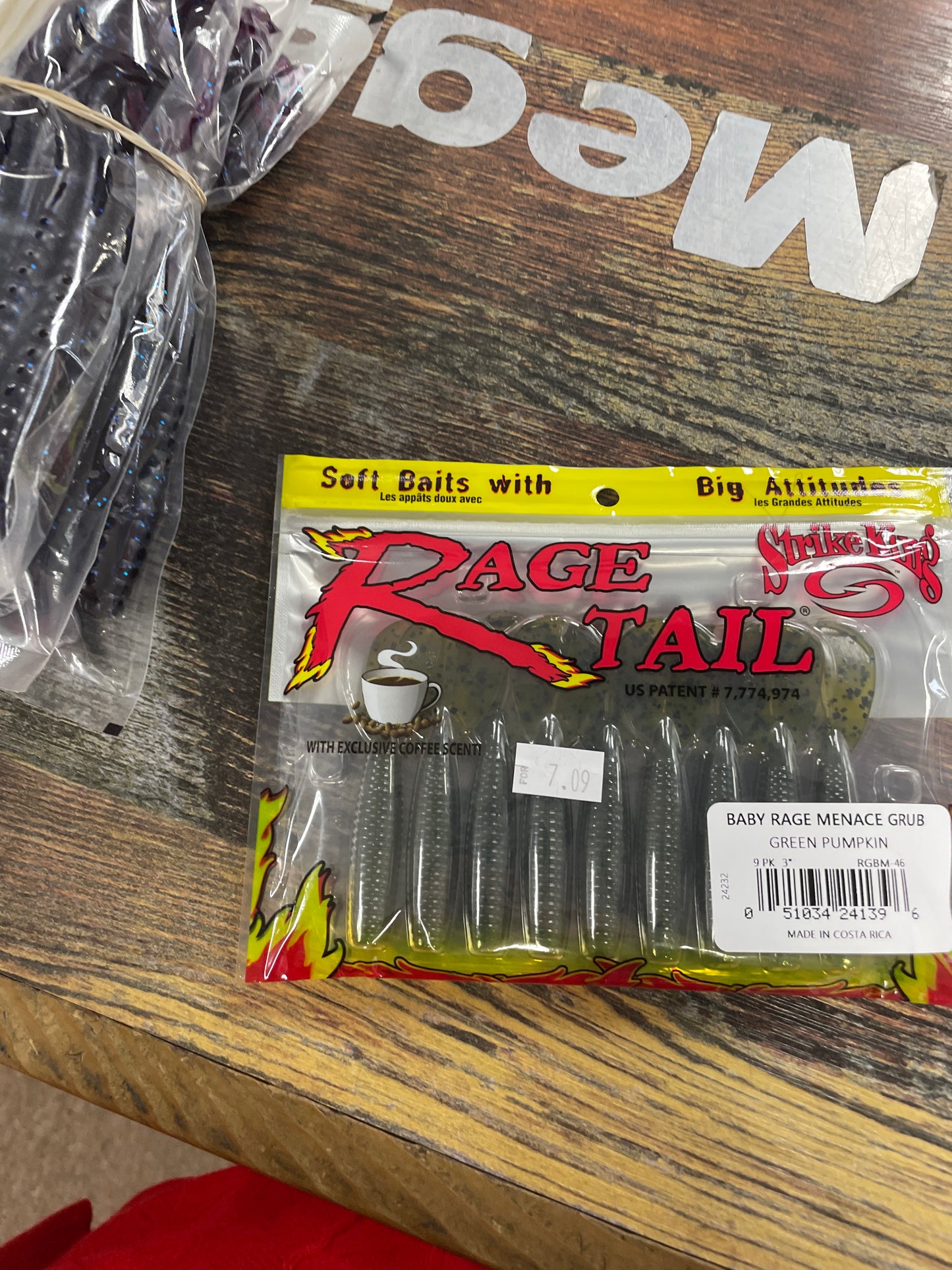 Strike King Rage Baby Menace - Green Pumpkin