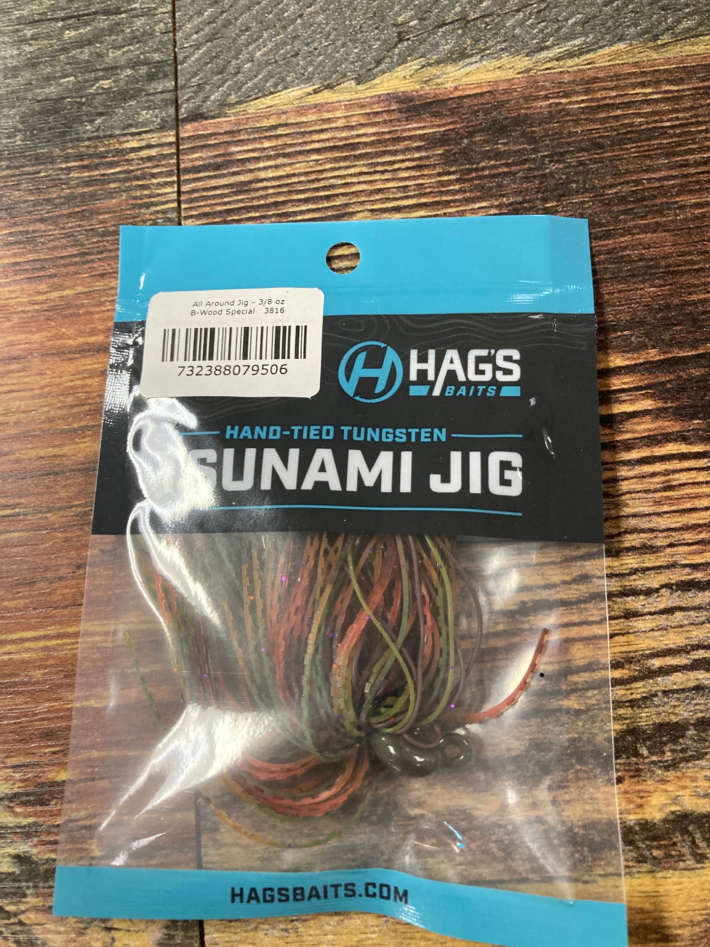 Hags Tsunami Jig 3/8 oz B Wood Special