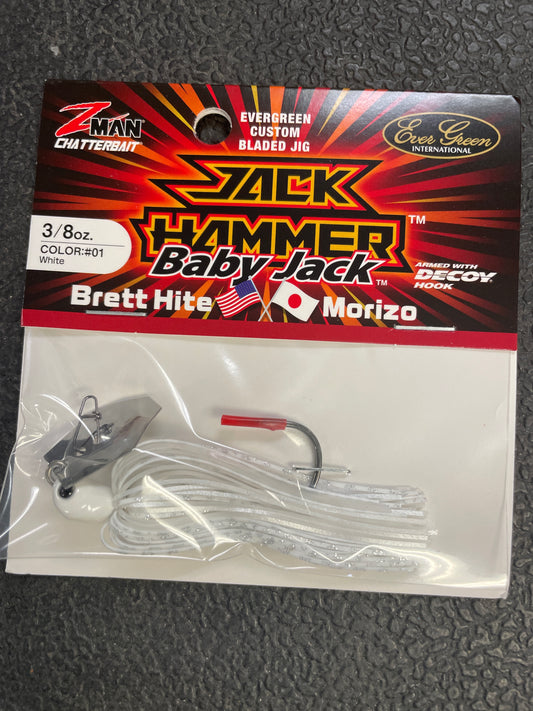 Z Man Jack Hammer Baby Jack 3/8 oz. White