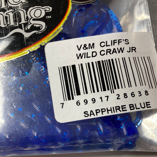 V&M Wild Craw Jr - Sapphire Blue