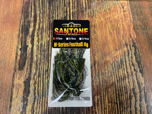 Santone M Series Football Jig 1/2 oz. Mexican Heather