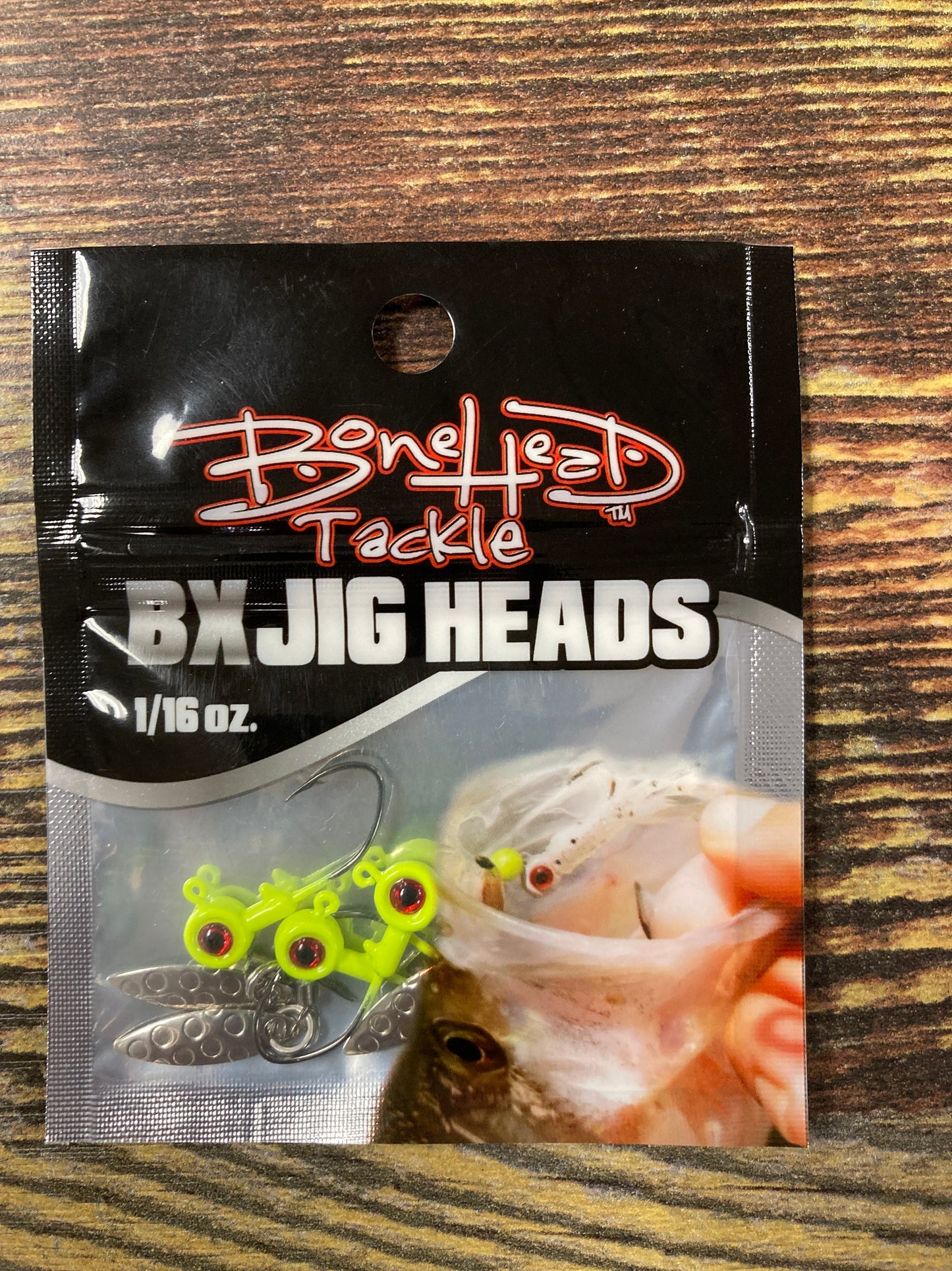 Bone Head BX Jig Heads 1/16 oz. Chartreuse