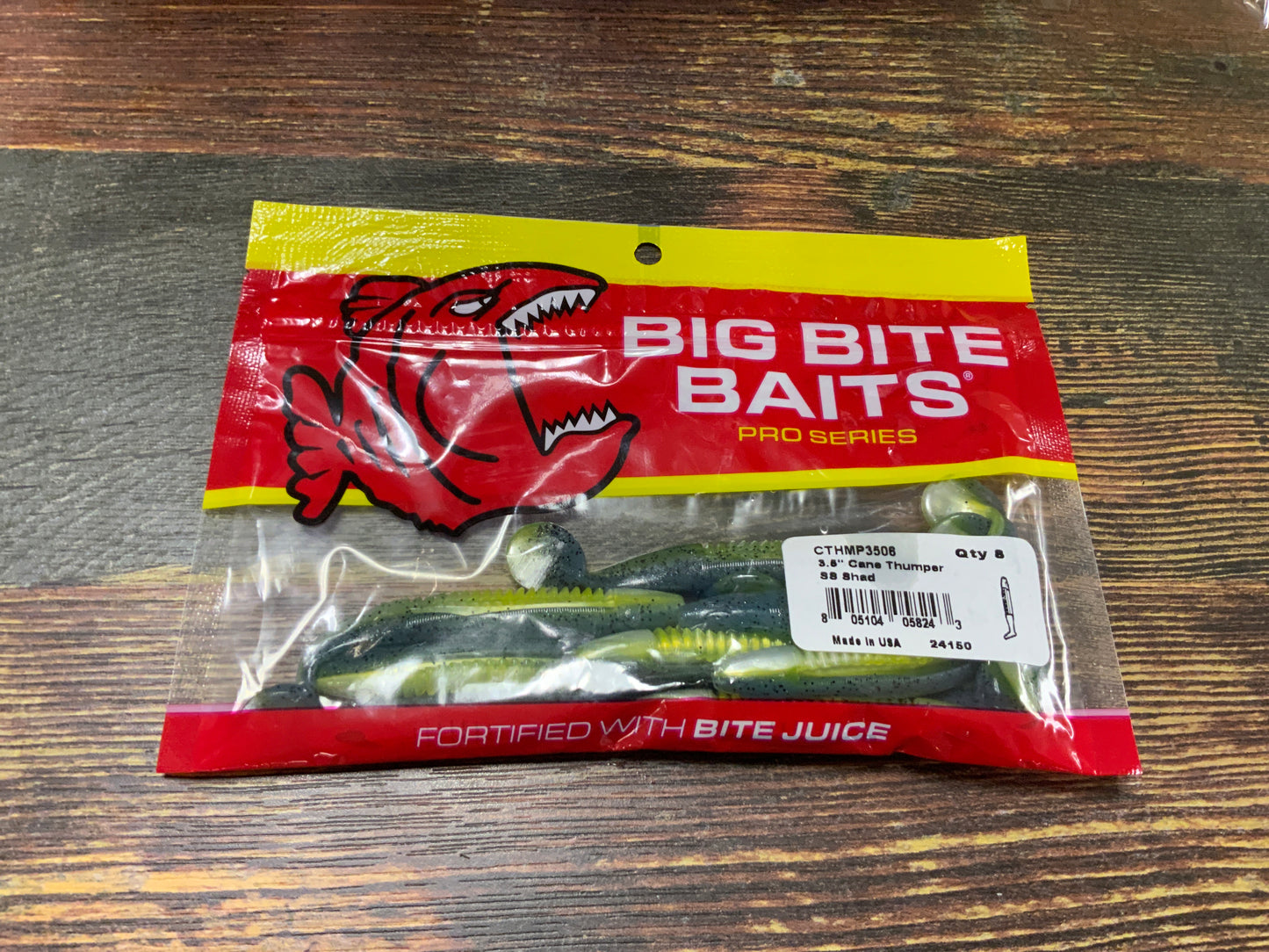 Big Bite Cane Thumper 3.5" SS Shad