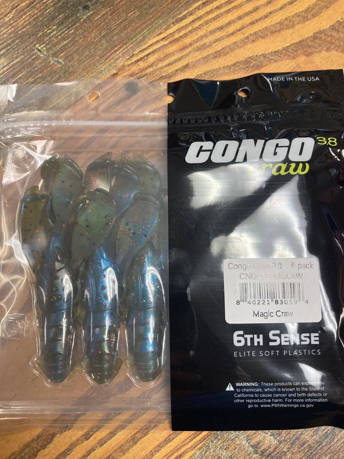 6th Sense Congo Craw Magic Craw 3.8