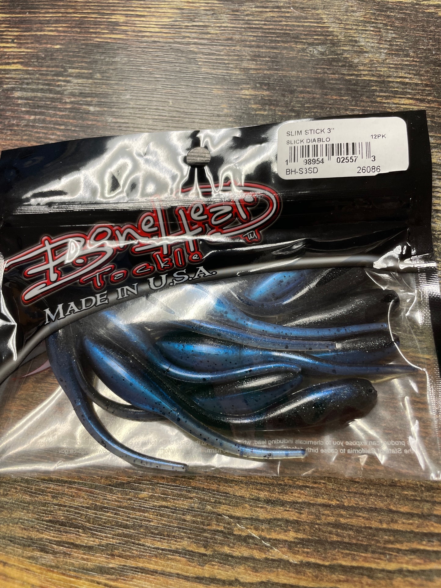 Bonehead Slim Stick 3” Black Diablo