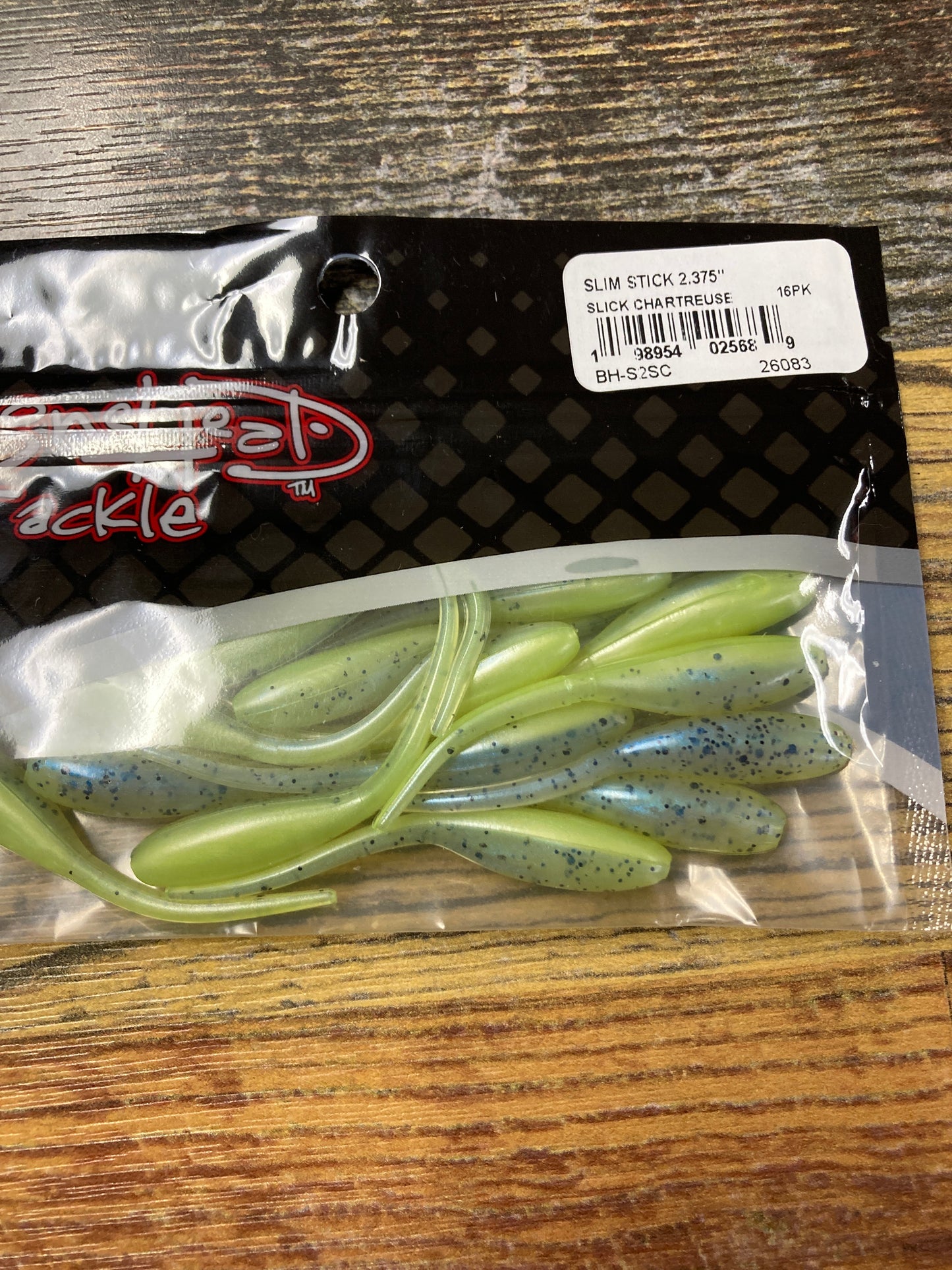 Bonehead Slim Stick 2.75" Slick Chartreuse