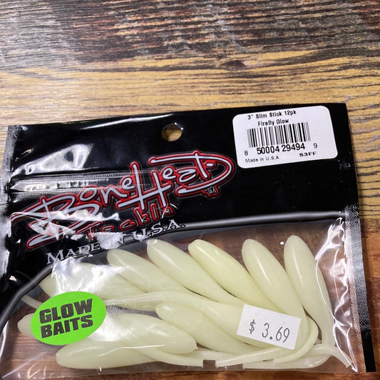 Bone Head Glow Slim Stick 3" Firefly Glow