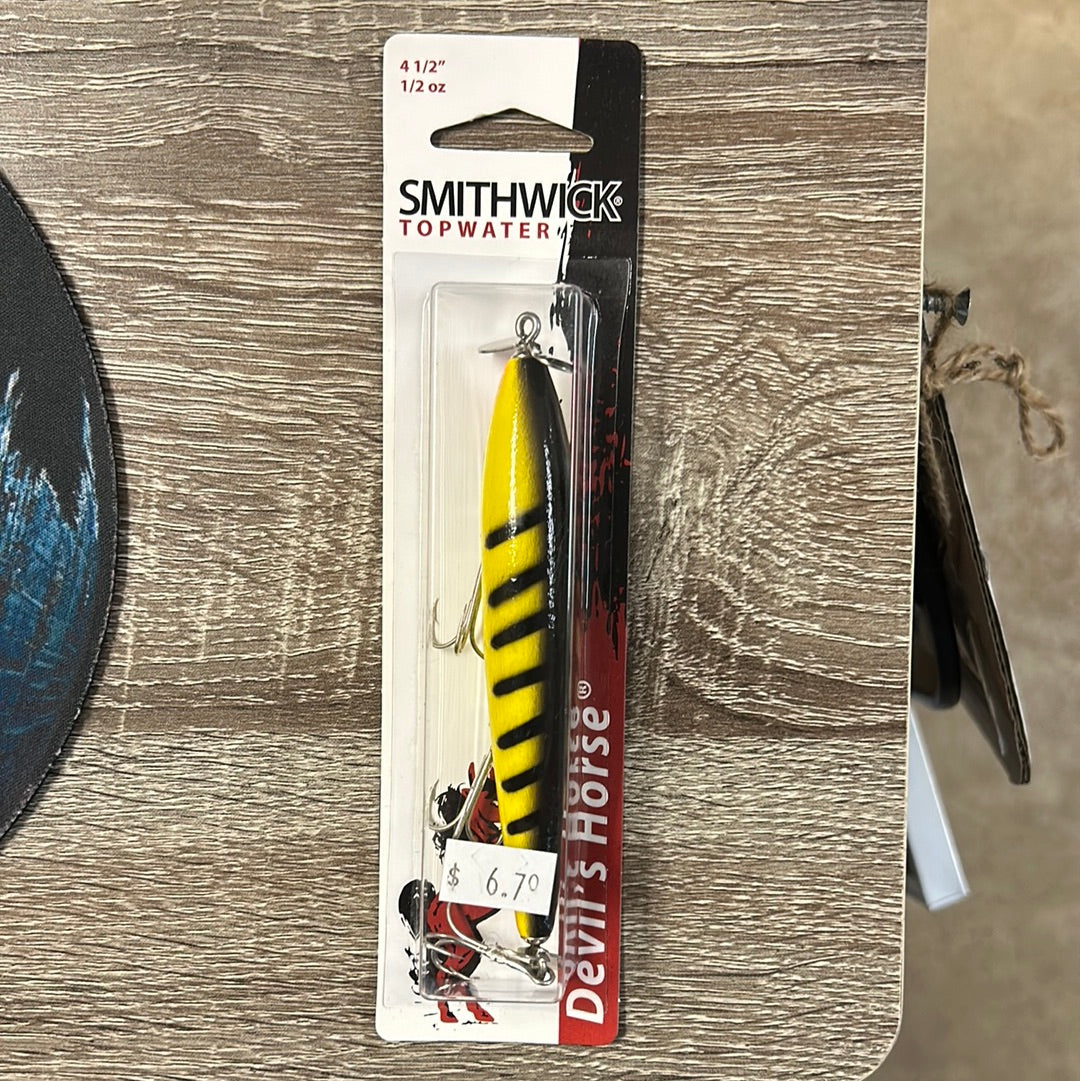 Smithwick Devil’s Horse 4 1/2" 1/2 oz. Yellow/Black Stripe