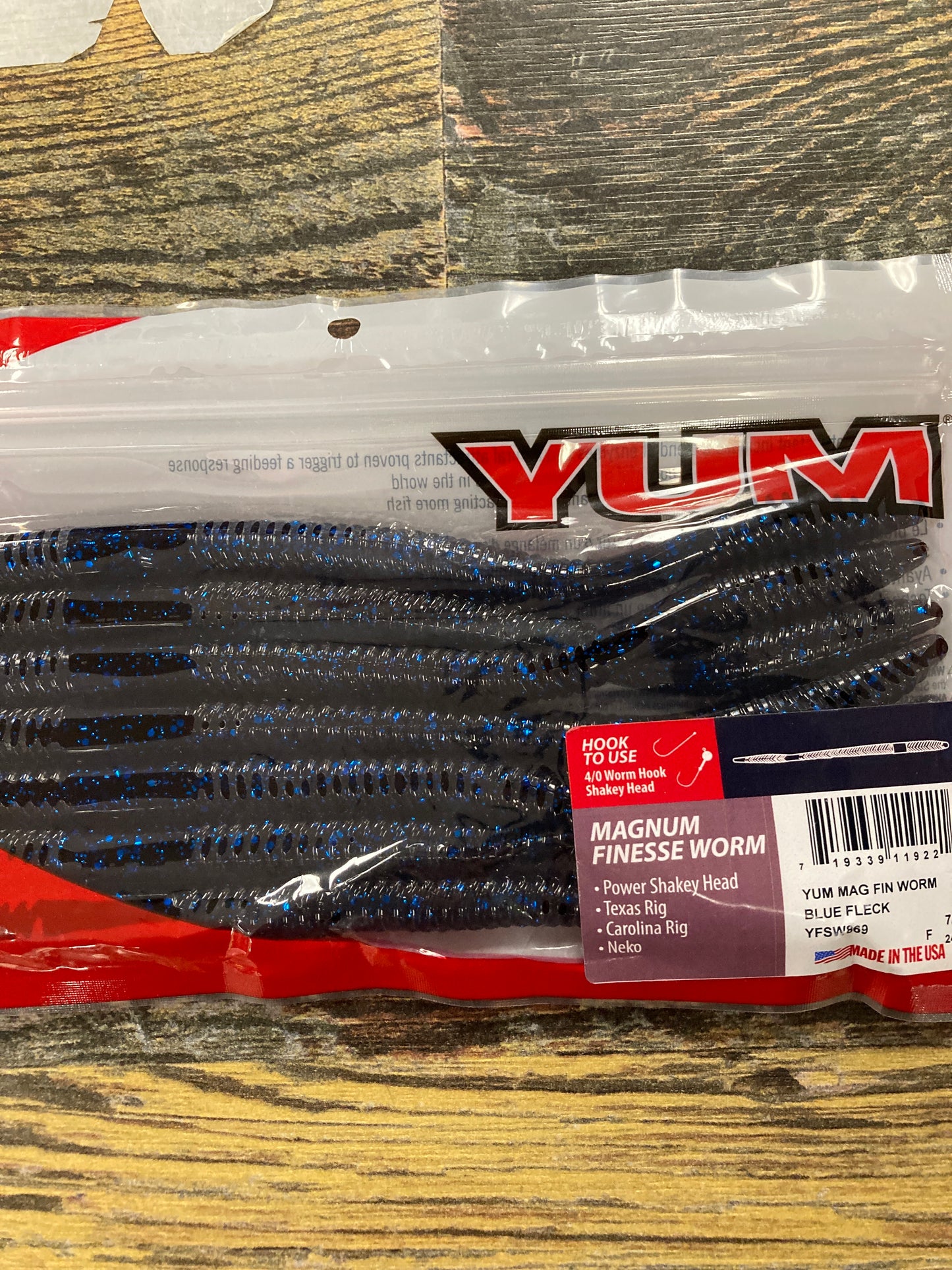 Yum Mag Finesse - Blue Fleck