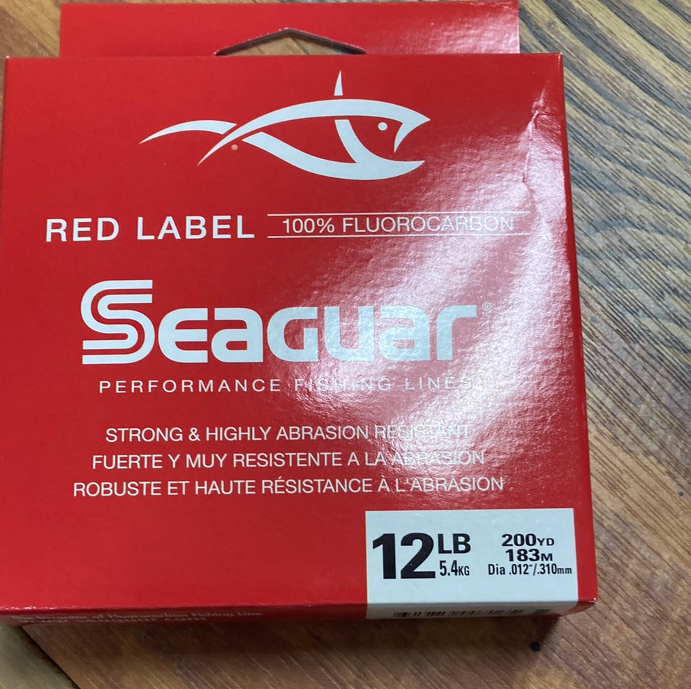 Seaguar Red Label Fluoro 12lb. 200 yds – Lake Fork Resort