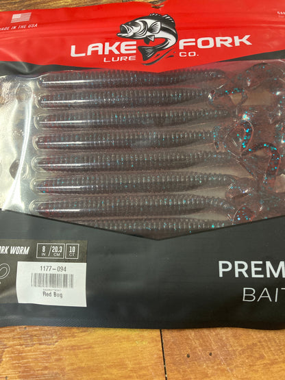 Lake Fork Lures Lake Fork Work Worm Red Bug