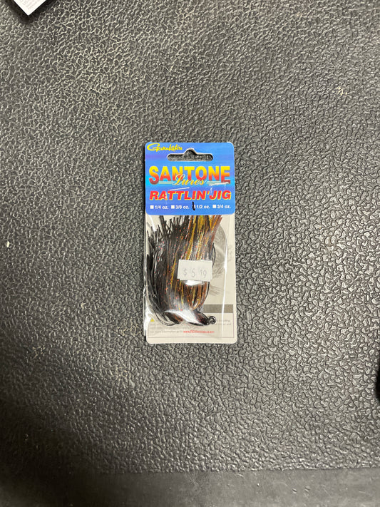 Santone Rattin’ Jig 1/2 oz Black Brown Amber