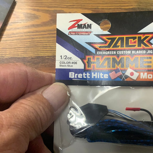 Z Man Jack Hammer 1/2 oz. Black Blue