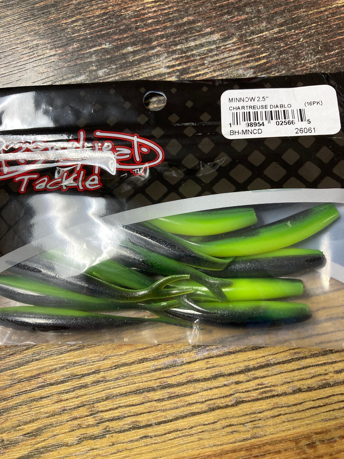 Bonehead Minnow 2.5” Chartreuse Diablo