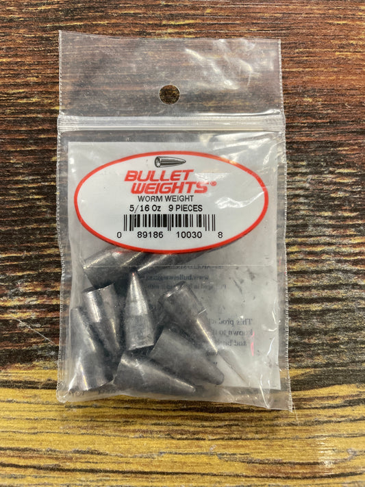 Bullet Weights Worm Weight 5/16 oz.