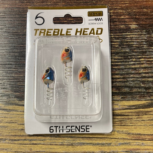 6th sense Treble Head 1/8 oz Perch Gill
