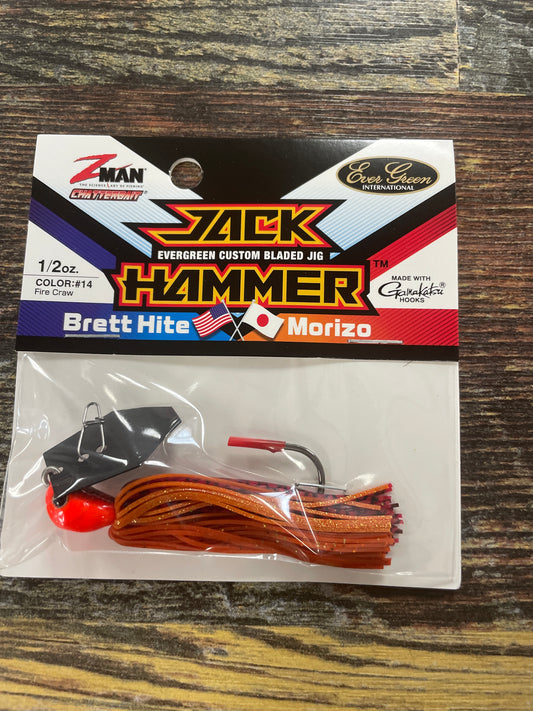 Z Man Jack Hammer Chatterbait 1/2 oz. Fire Craw