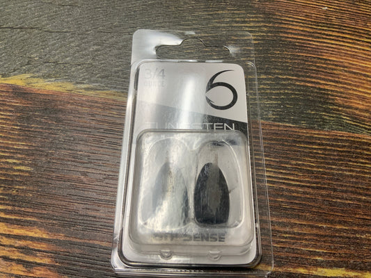 6th Sense Tungsten Flipping Weights 3/4 oz.