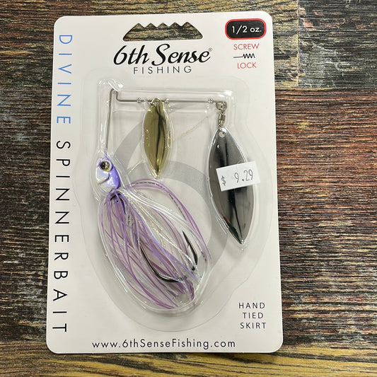 6th Sense Divine Spinnerbait 1/2 oz. Lavender Shad