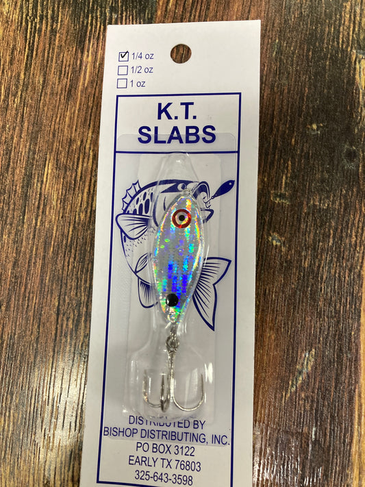 K.T. Slabs 1/4 oz Jigging Slab