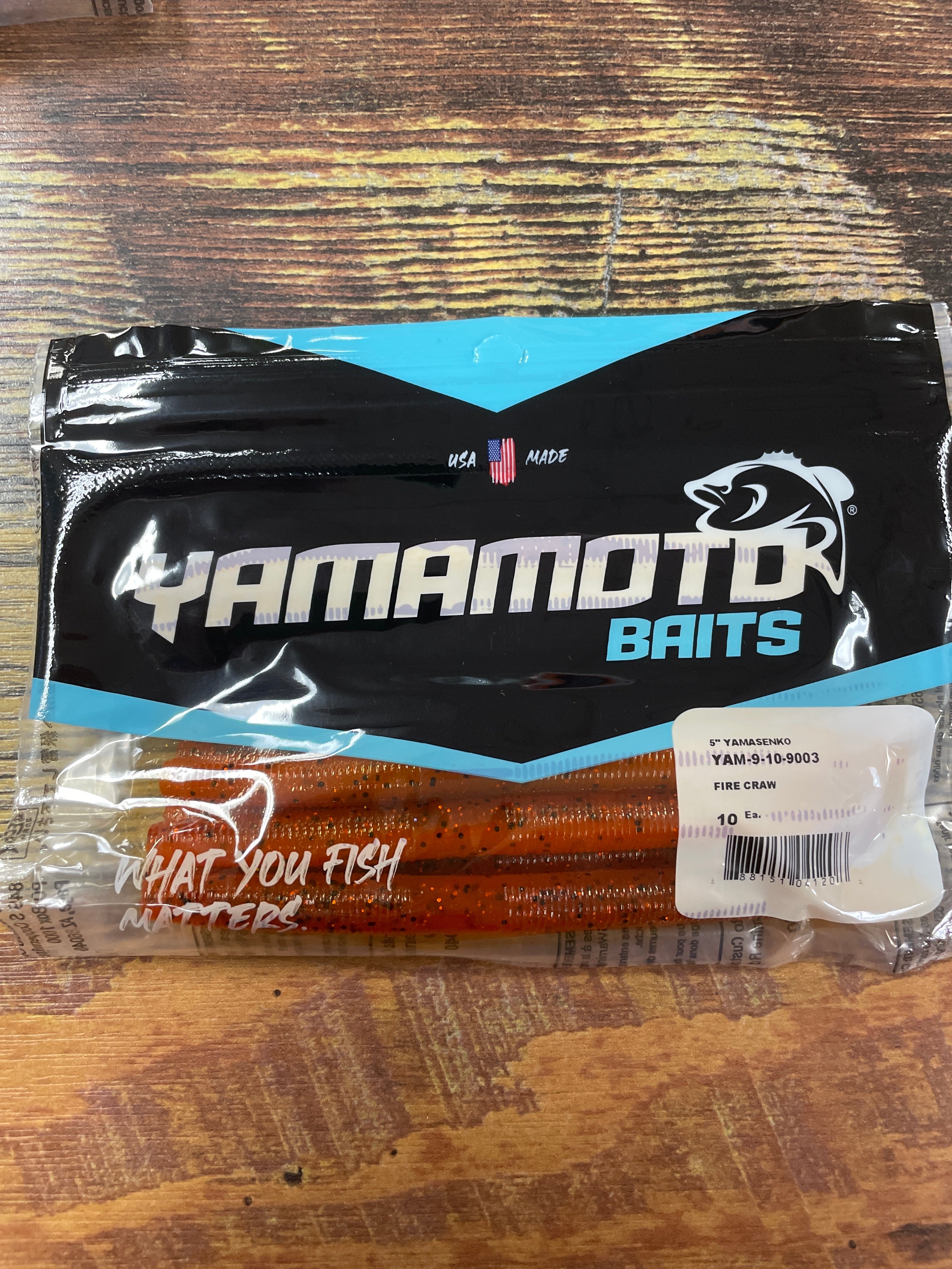 Yamamoto Senko 5” Fire Craw – Lake Fork Resort
