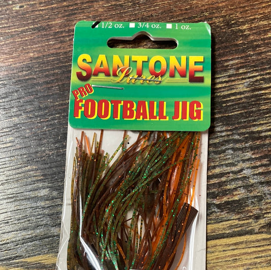 Santone Pro football jig 1/2 oz Louisiana Craw