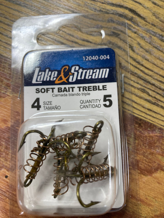 Lake & Stream Treble #4 Soft Bait