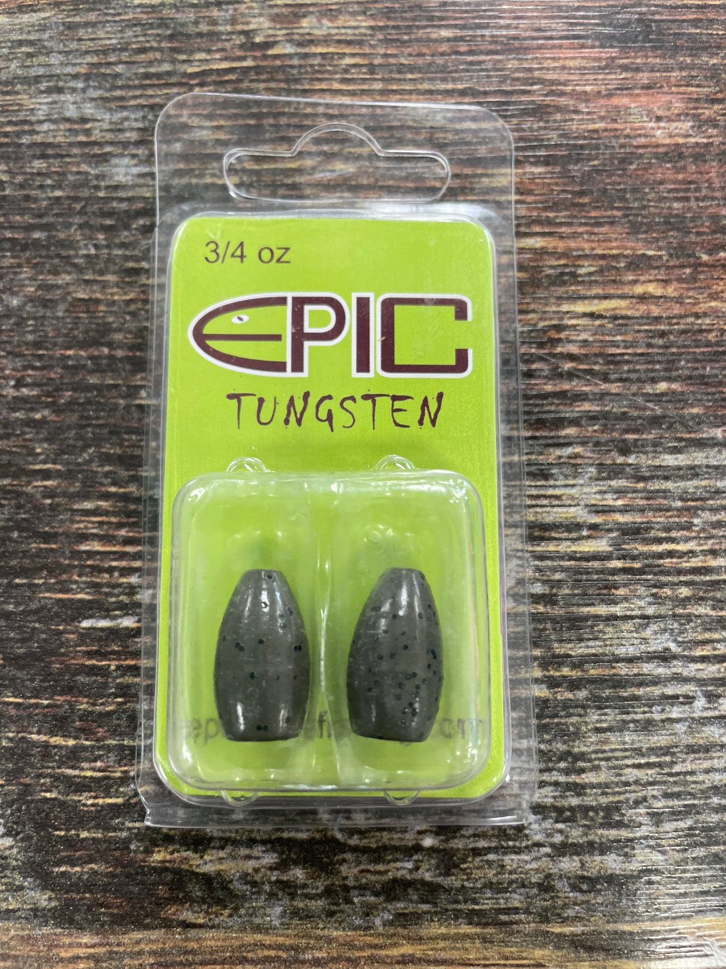 EPIC Tungsten Flippin Weight 3/4 oz. Green Pumpkin