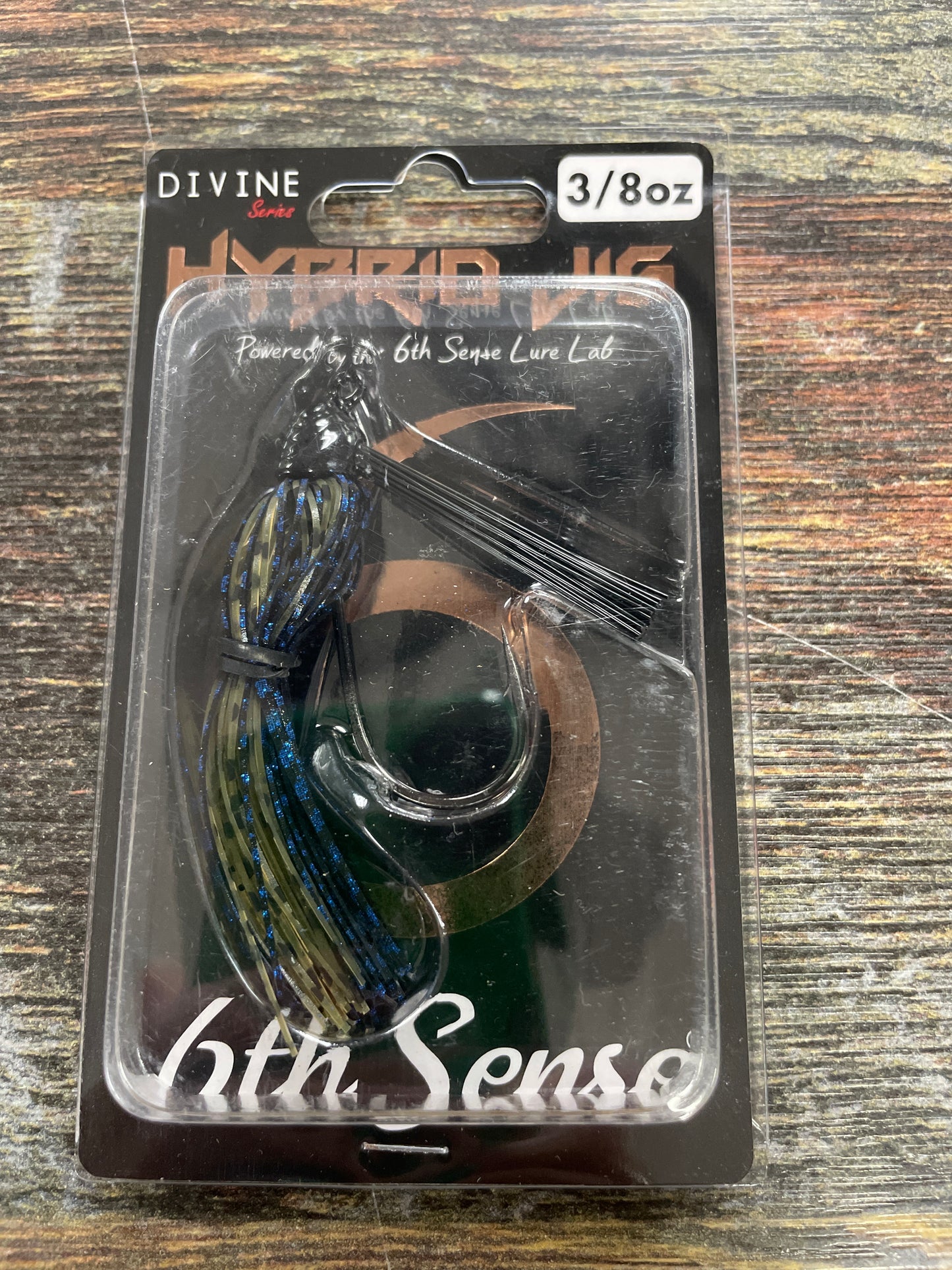 6th Sense Hybrid Jig 3/8 oz. Dark Water Crawl