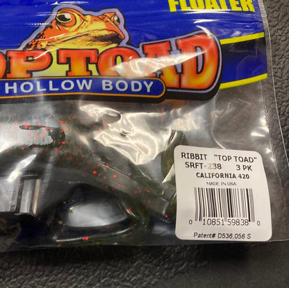 Ribbit Top Toad Floater - California 420