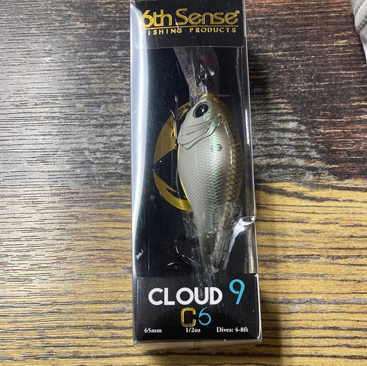 6th Sense Cloud 9 C6 - 1/2 oz. Shad Treuse