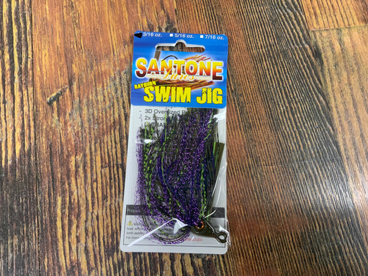 Santone Rayburn Swim Jig 3/16 oz. Mexican Heather