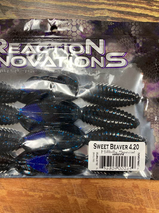 Reaction Innovation Sweet Beaver 4.2 Hillbilly Special