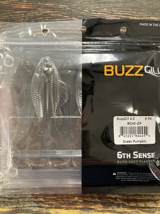 6th Sense Buzz Gill 4.0 Green Pumpkin