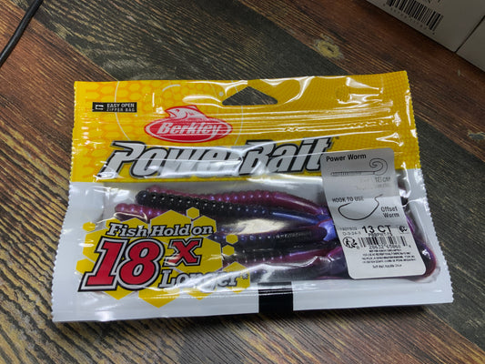 Berkley Power Worm 7” Tequila Sunrise