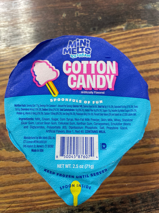 Mini Melts Cotton Candy