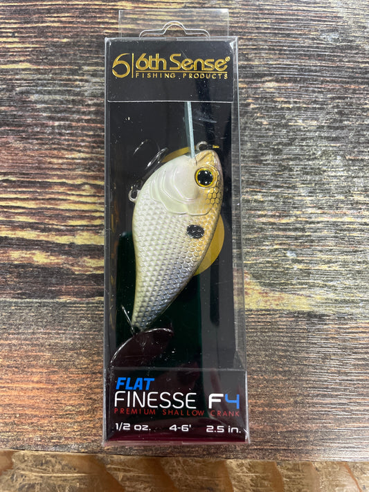 6th Sense Flat Finesse F4 1/2 oz 4K Shad