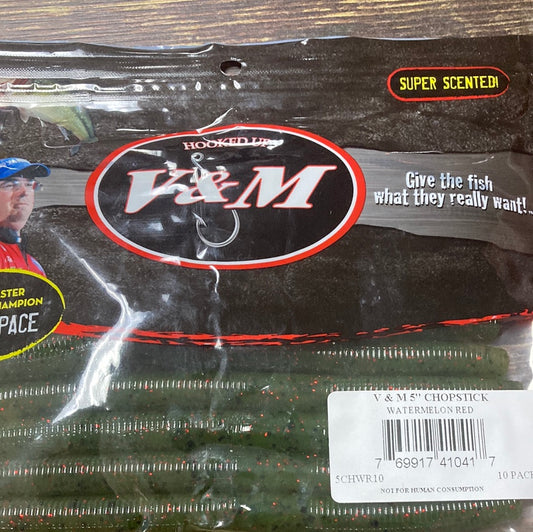 V&m Chopstick 5” Watermelon Red