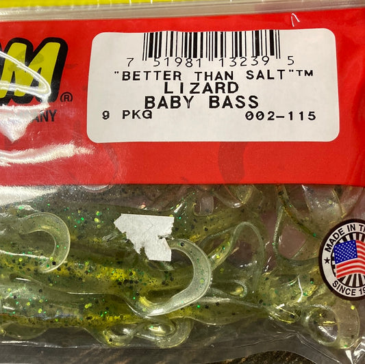 Zoom 6” Lizard - Baby Bass